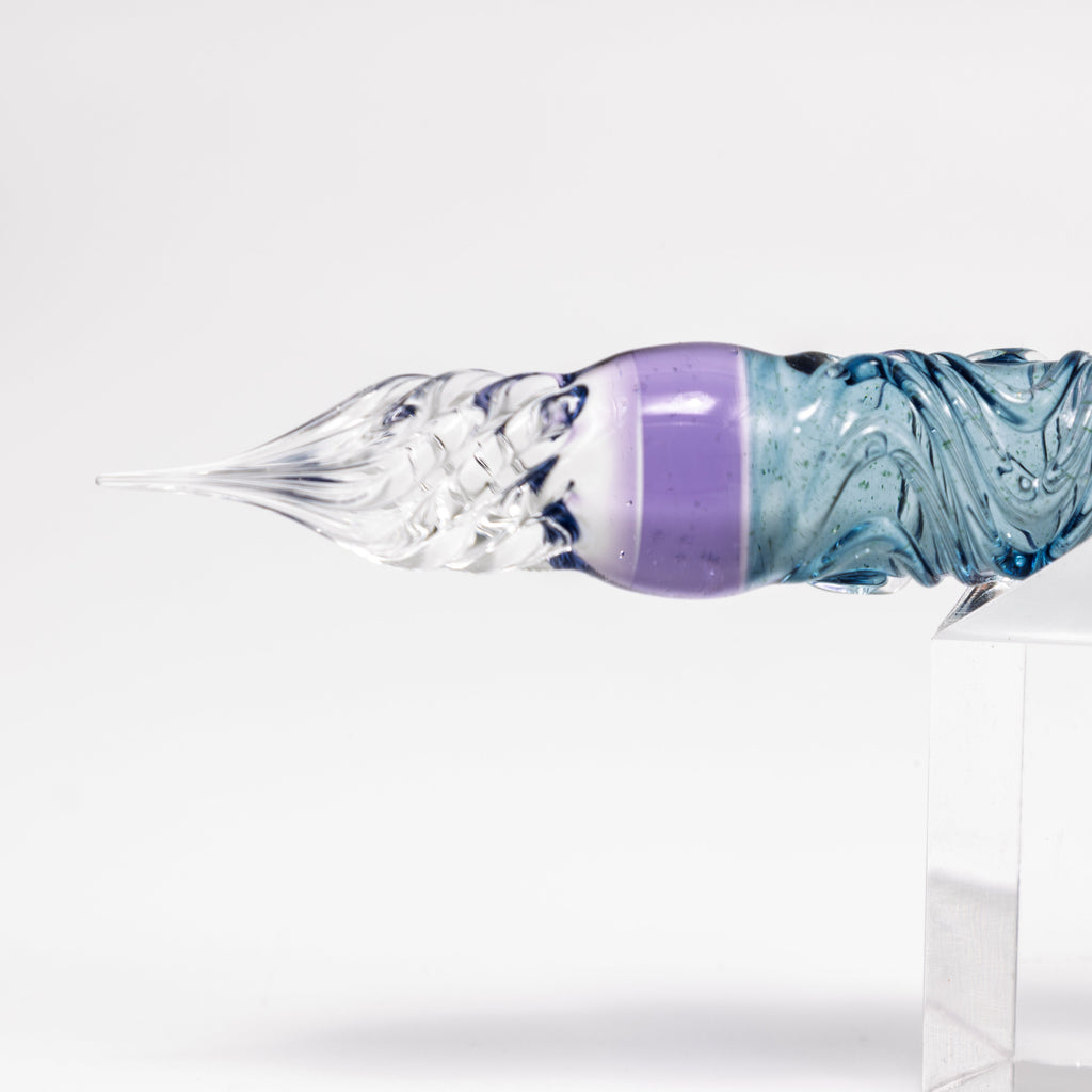 Hydrangea Double-sided Glass Pen. BUNGUBOX x Synchronicity Glass Art