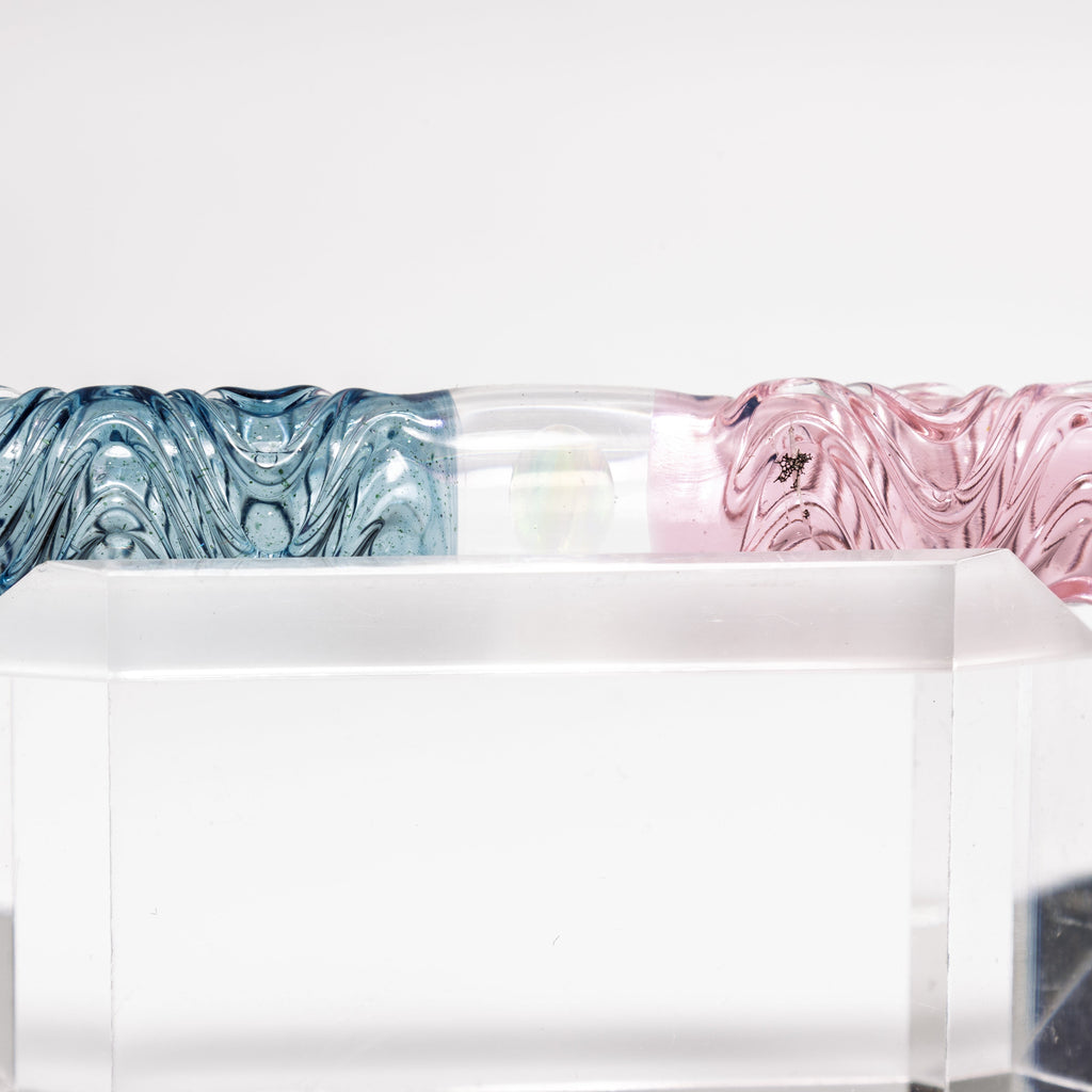 Hydrangea Double-sided Glass Pen. BUNGUBOX x Synchronicity Glass Art