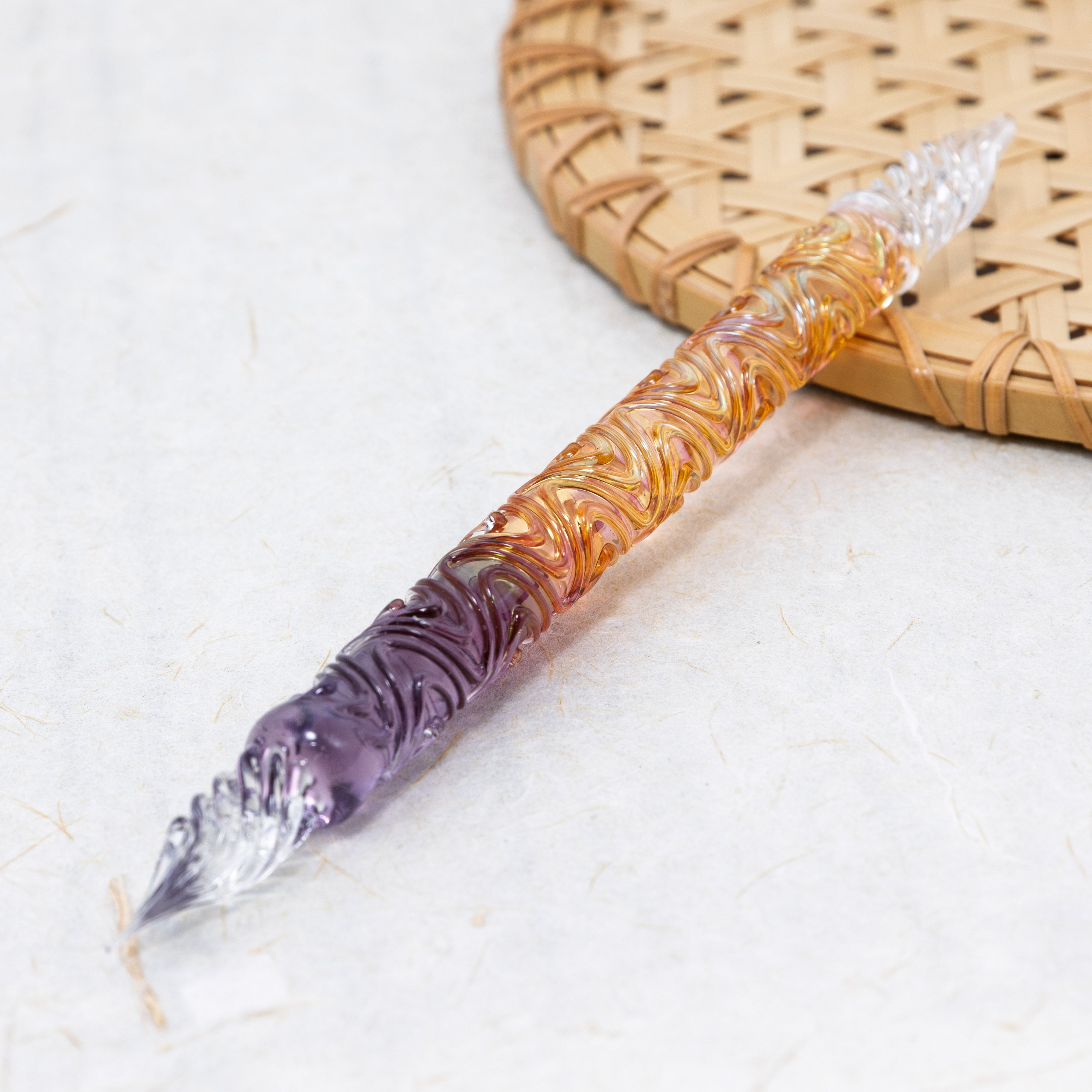 BUNGUBOX x Synchronicity Glass Art Swell Dual-sided Glass Pen Sweet Potato