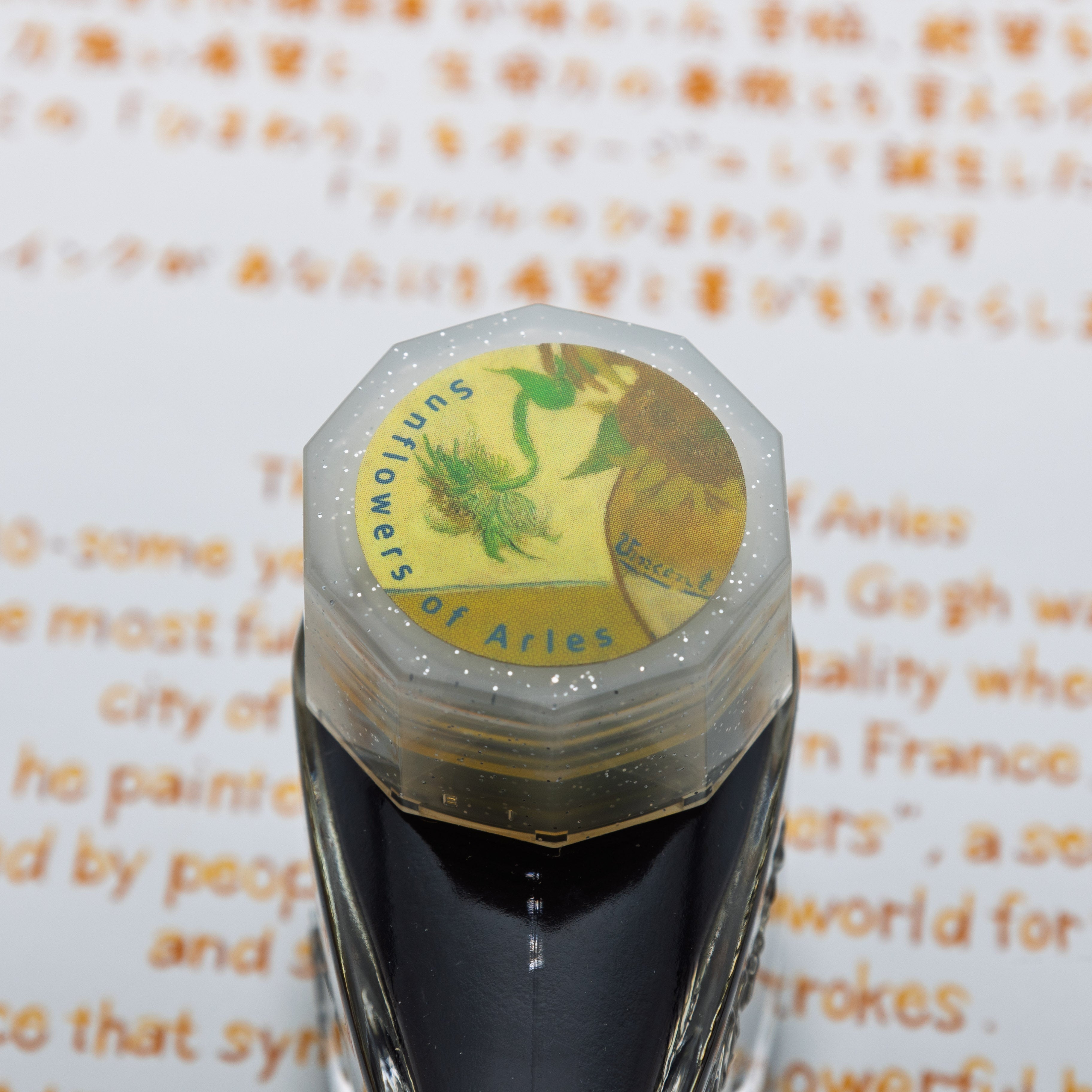 The Sunflowers of Arles Glass Pen. Watercolor version. BUNGUBOX x Synchronicity Glass Art