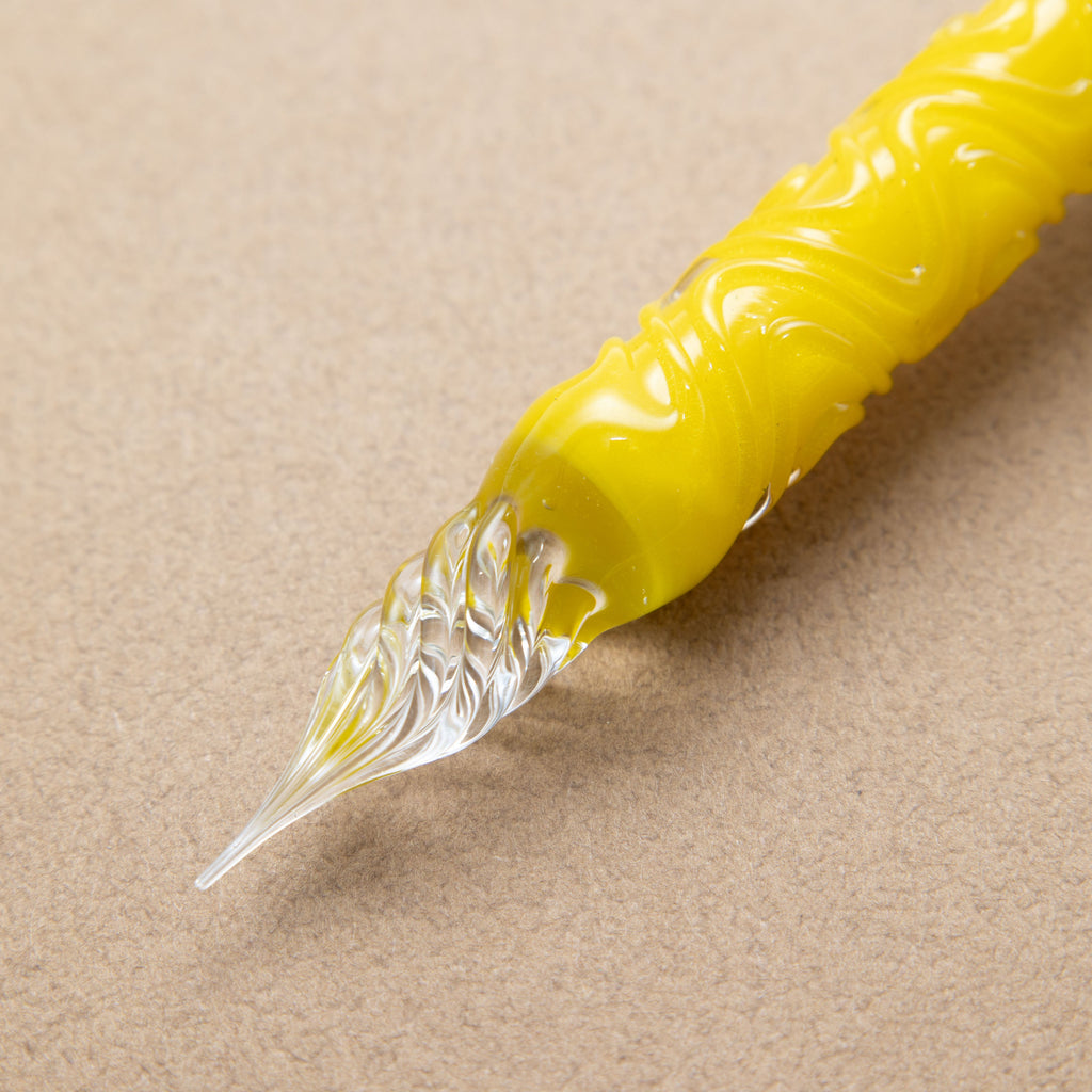 The Sunflowers of Arles Glass Pen. Double sided Oil Paint version. BUNGUBOX x Synchronicity