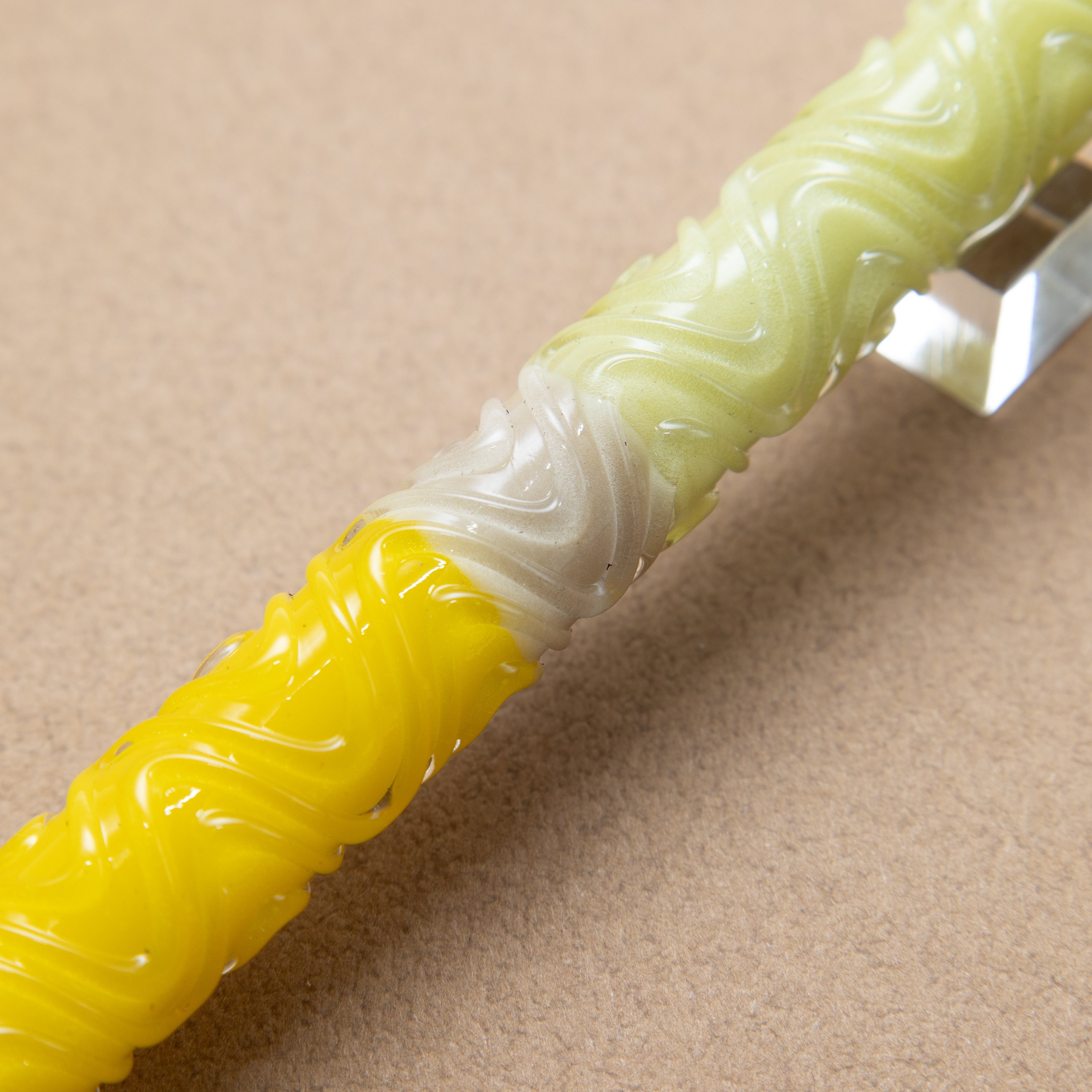 The Sunflowers of Arles Glass Pen. Double sided Oil Paint version. BUNGUBOX x Synchronicity