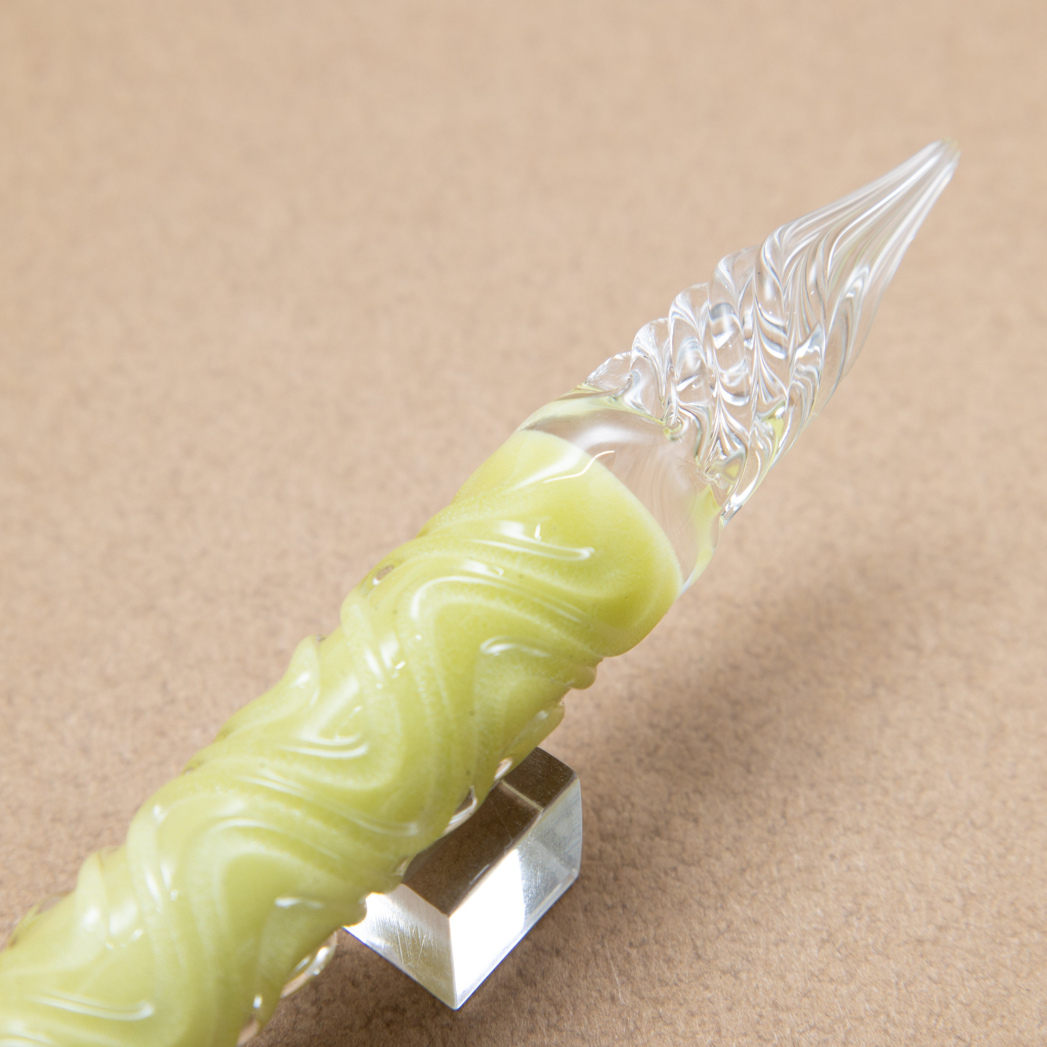 The Sunflowers of Arles Glass Pen. Double sided Oil Paint version. BUNGUBOX x Synchronicity