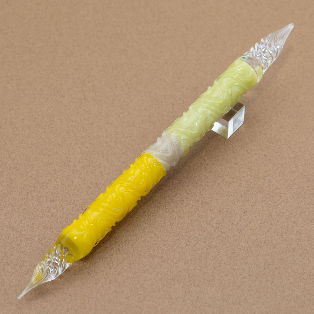 The Sunflowers of Arles Glass Pen. Double sided Oil Paint version. BUNGUBOX x Synchronicity