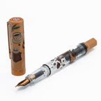 Quartier latin Latte Wajima Makie fountain pen. TWSBI ECO