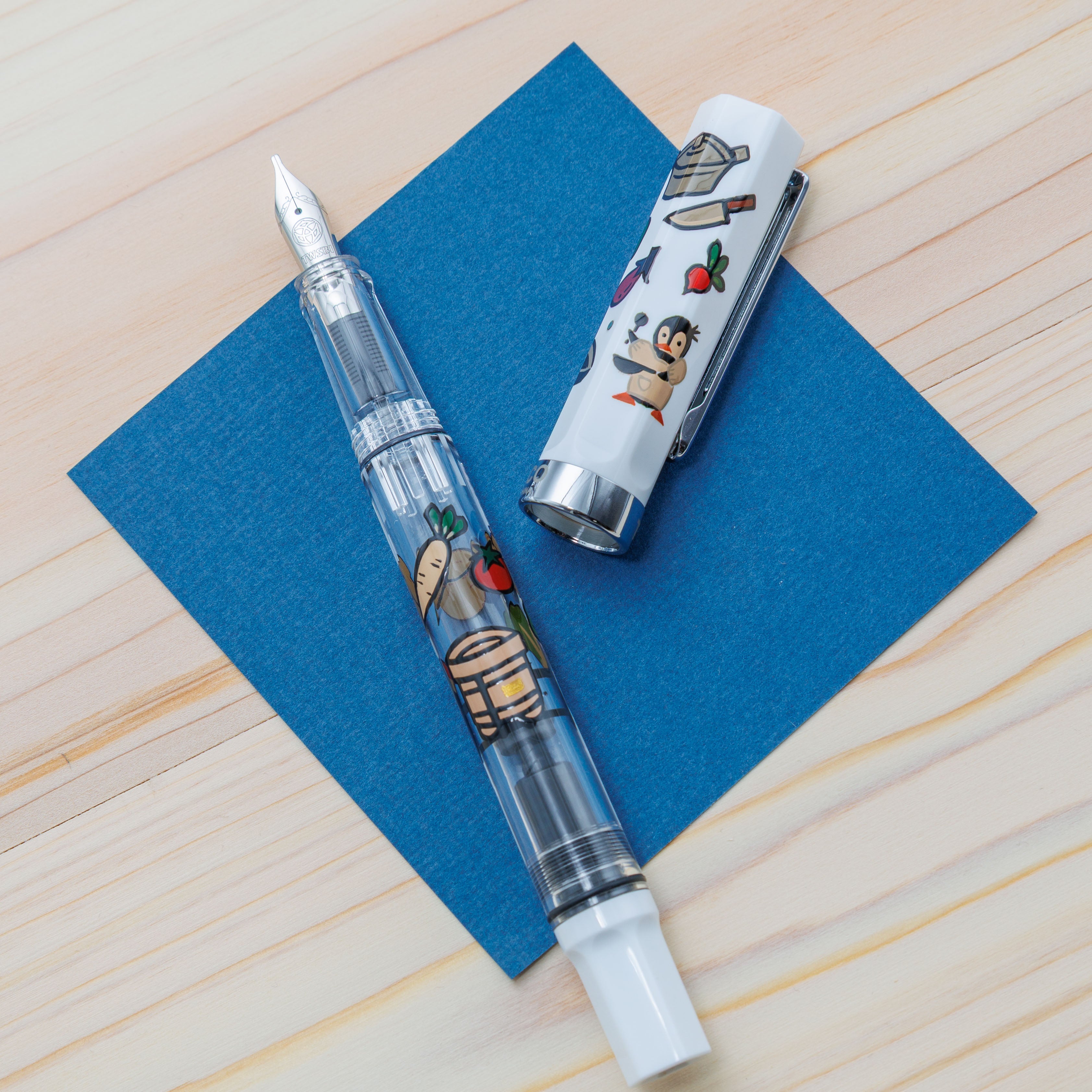 Chef Penguin's Kitchen. Wajima Makie TWSBI ECO