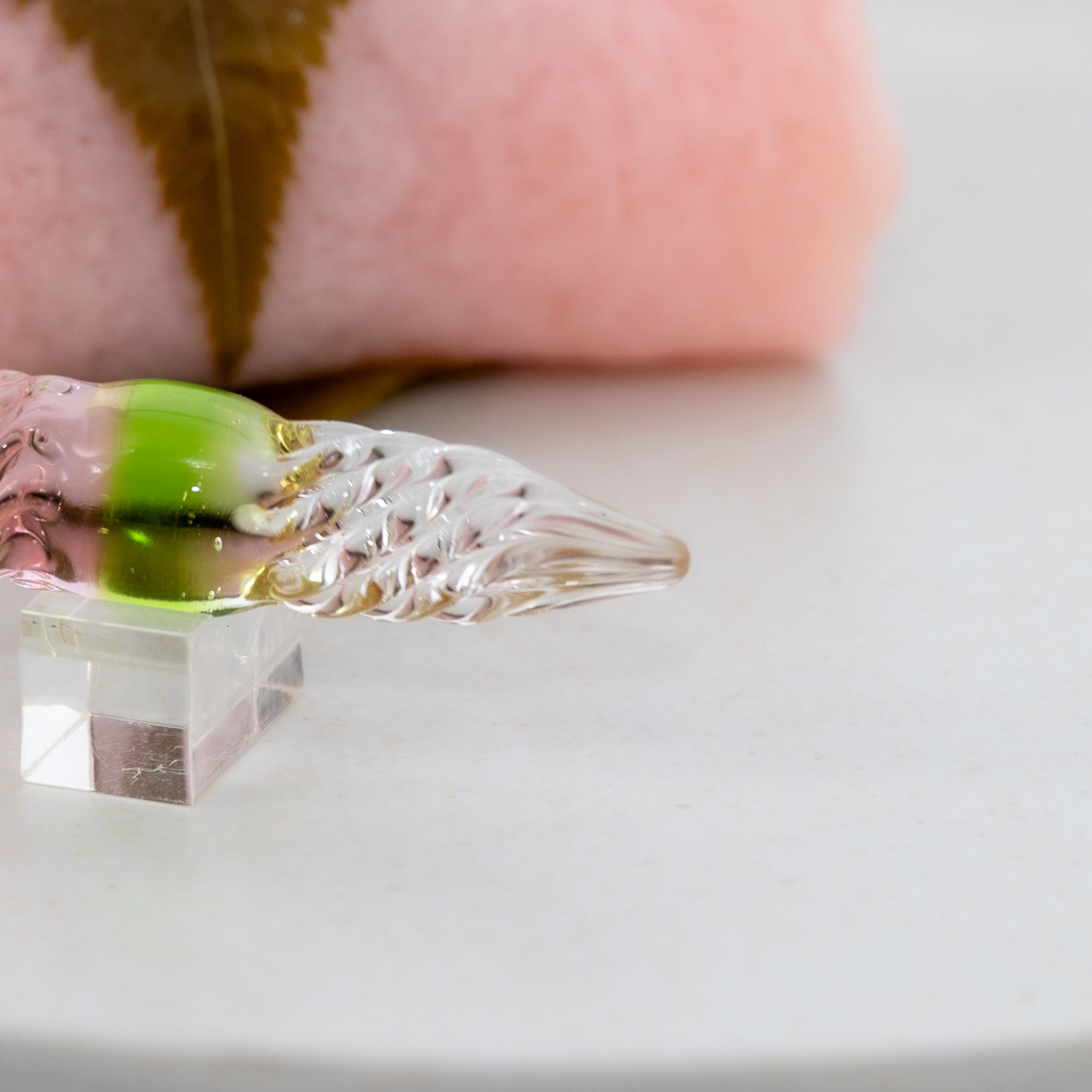 Synchronicity Glass Art ¡Á BUNGUBOX Glass Pen Sakura Mochi