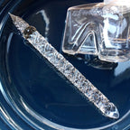 Clear Swell Glass Pen. BUNGUBUX x Synchronicity Glass Art