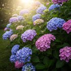 Hydrangea Double-sided Glass Pen. BUNGUBOX x Synchronicity Glass Art