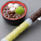 MATCHA ZENZAI Double Sided Glass Pen.  BUNGUBOX x Synchronicity Glass Art