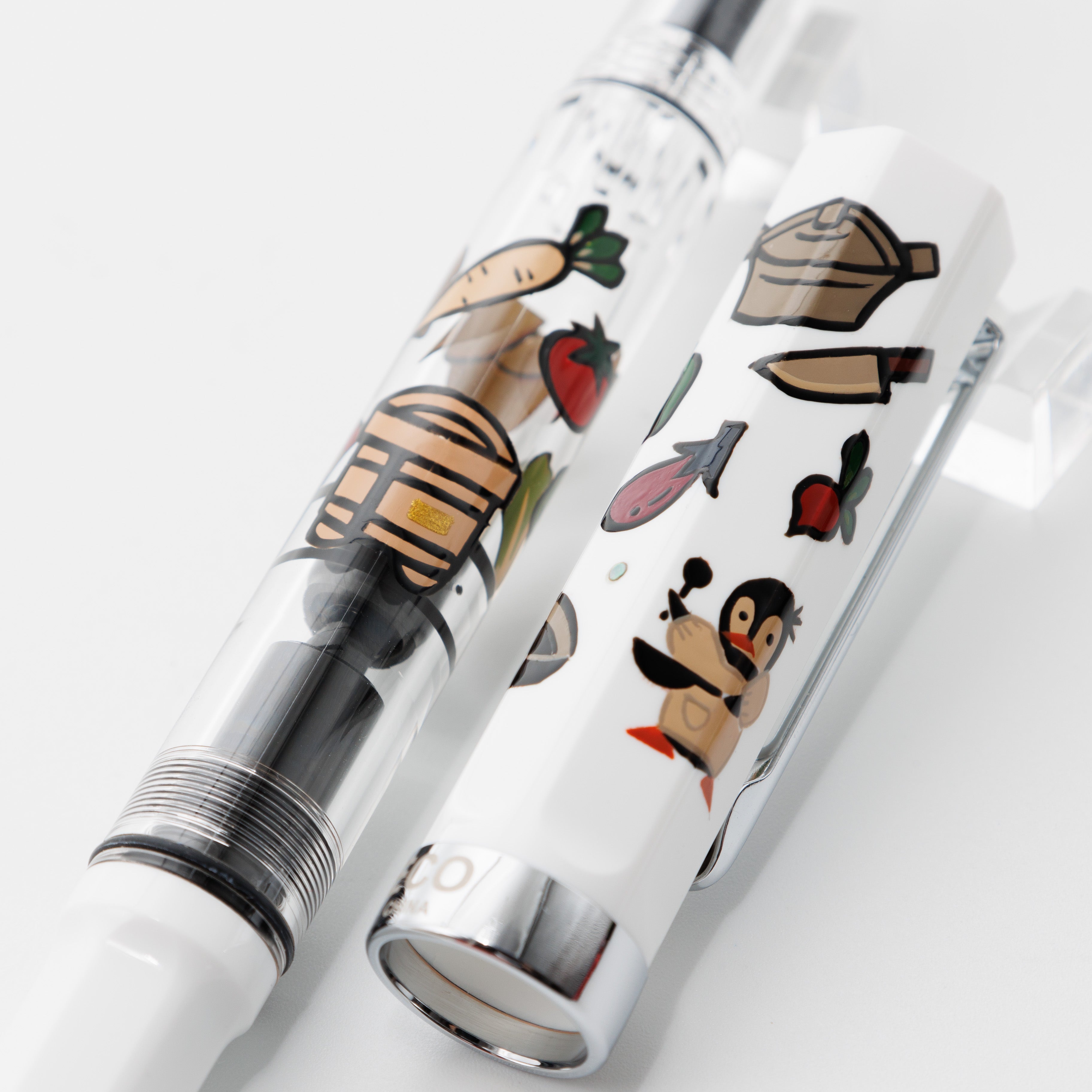 Chef Penguin's Kitchen. Wajima Makie TWSBI ECO