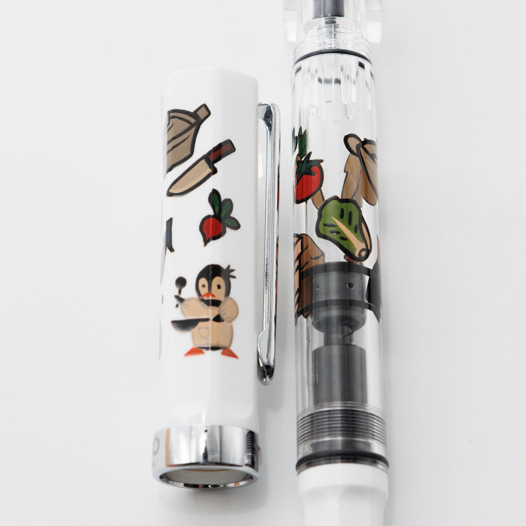 Chef Penguin's Kitchen. Wajima Makie TWSBI ECO