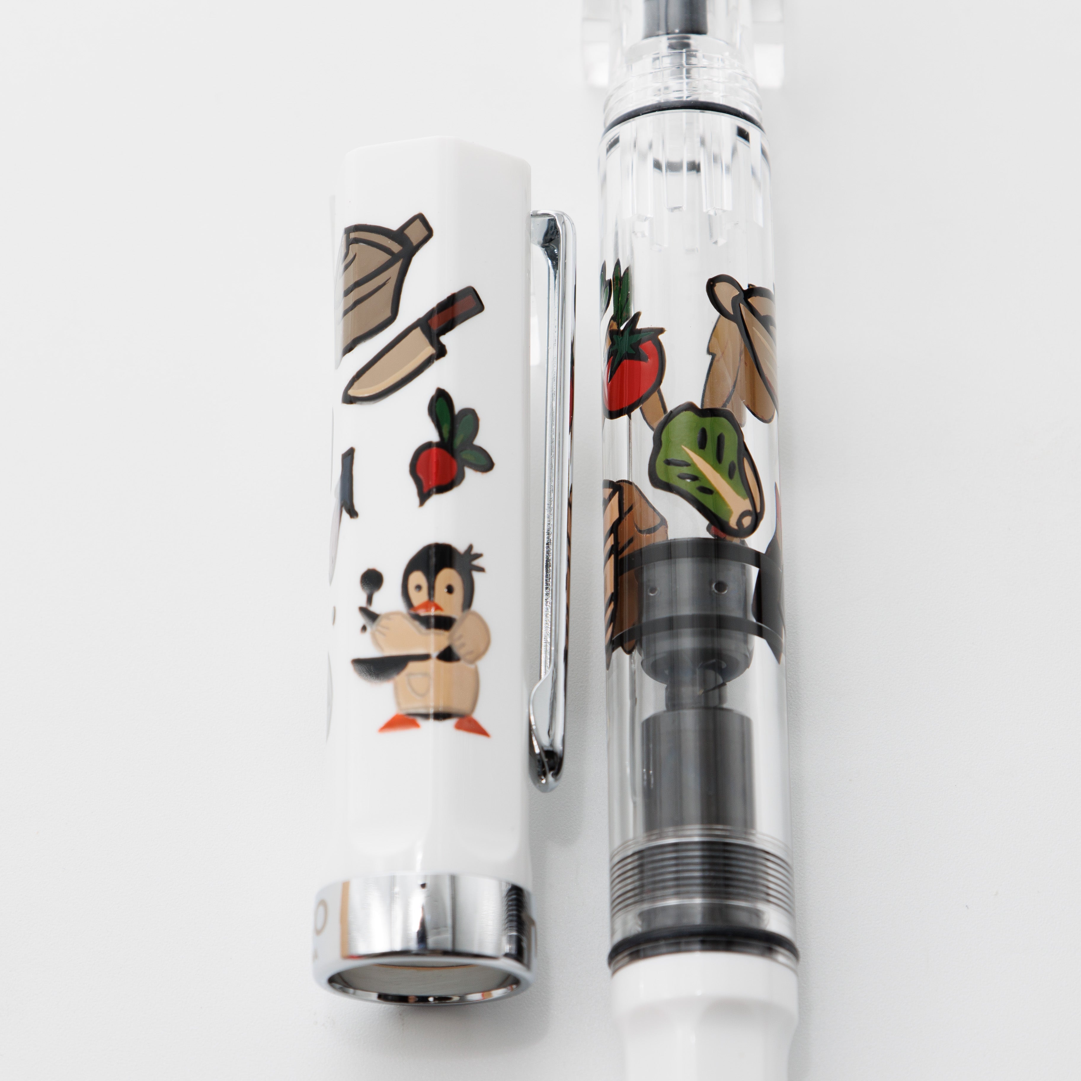 Chef Penguin's Kitchen. Wajima Makie TWSBI ECO