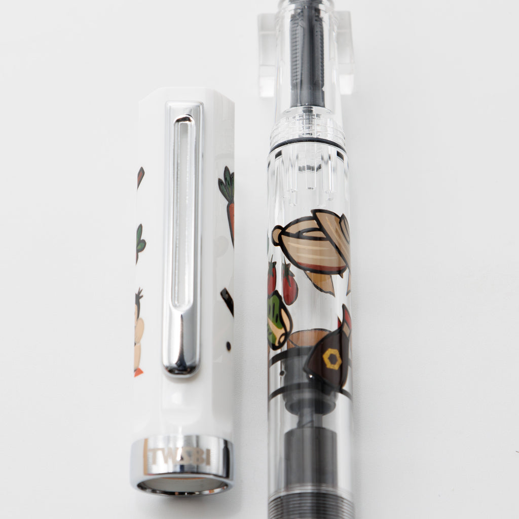 Chef Penguin's Kitchen. Wajima Makie TWSBI ECO