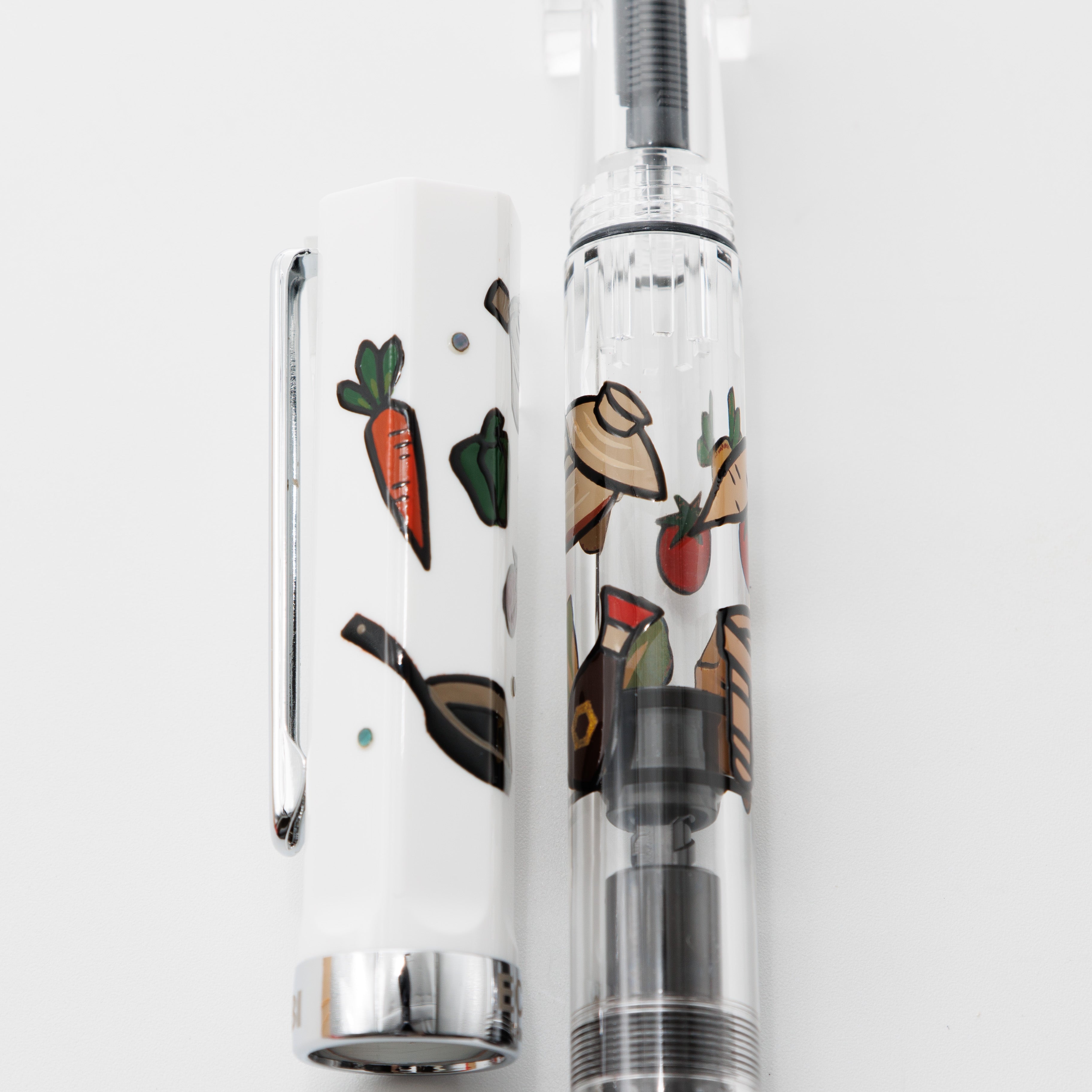 Chef Penguin's Kitchen. Wajima Makie TWSBI ECO