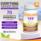 IMMUNO 150: 70 Trace Minerals + 150 Natural Ingredients